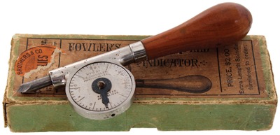 C.H. Fowler, Roslindale, Massachusetts: "Fowler's Patent" Speed Indicator