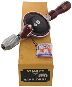 Stanley Rule & Level, No. 611: Gear Driven Hand Drill