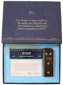William Marples & Sons, Sheffield, England: Commemorative R'wood Hdl. Try Square