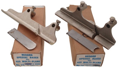 Record Tool Works, Sheffield, England, No. 12: Pair Of Cast Iron H/R Bases