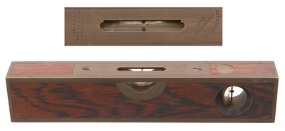 Stratton Brothers, Greenfield, Massachusetts, No. 10: Brass Bound Rosewood Level