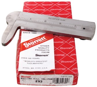 L.S. Starrett Company, Athol, Massachusetts, No. 293: Rare "Rolling Mill" Caliper