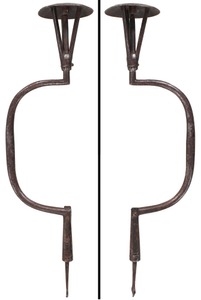 Unmarked: Hand Forged Three Pole "Cagehead" Brace