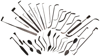 Assorted Makers: Rare Complete Set Of Sand Founder's Tools