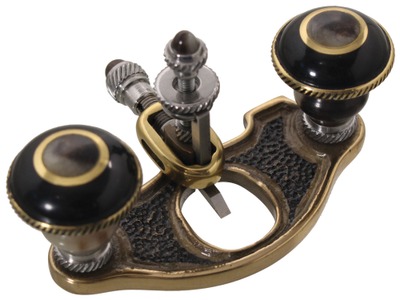 Unmarked: Fancy Cast Brass Router Plane