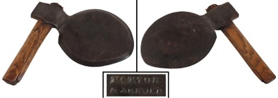 Horton & Arnold, New York: Early Hand Forged "Turf" Axe