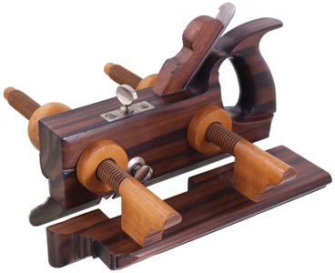J.H. Lamb, New Bedford, Massachusetts: Magnificent Cocobolo Body Hdld. Plow Plane