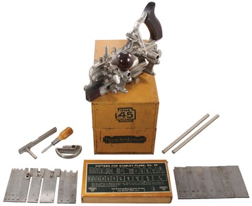 Stanley Rule & Level, No. 45: Extra Clean Combo. Woodworking Plane