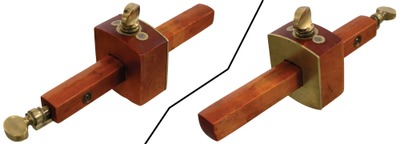E. Briggs (Foxboro, Massachusetts): Boxwood & Brass Marking Gauge