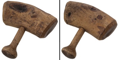 Unmarked: Classic "Primitive" Woodworking Mallet