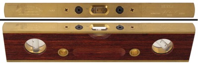 Bridge City Tool Company, Portland, Oregon, No. BL-9 (J): Triple Vial Spirit Level