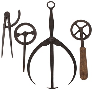 Unmarked: Four Early Hand Forged Items