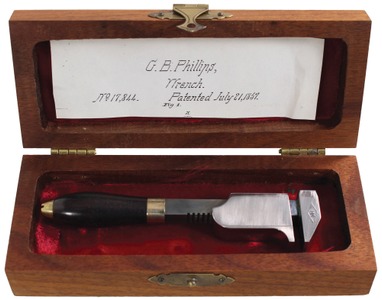 Hilary Klein, Granville, Iowa: Model Of G.B. Phillips Pat Nut Wrench
