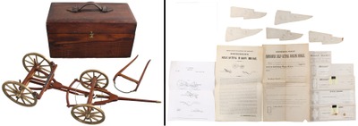 Smith S. Henderson, North Cohocton, New York: Salesman's Display Model Of Wagon Brake