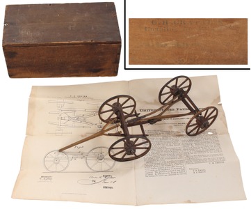 Charles H. Cratar, Kingsville, Ohio: Orig. Inventor's Dis Display Model Of Cou