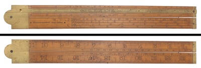 Belcher Bros. & Company, New York, New York: Two-Foot, Two-Fold Folding Rule