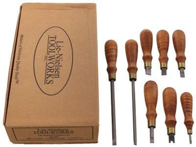 Lie-Nielsen Tool Works, Warren, Maine: Set Of Eight Unused Screwdrivers