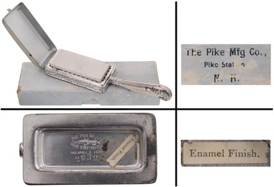 Pike Manufacturing Company, Pike, New Hampshire, No. 2832: Rare Patented Ladies Razor Hone