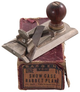 Sargent & Company, New Haven, Connecticut, No. 81: "Showcase Rabbet Side Rabbet Plane