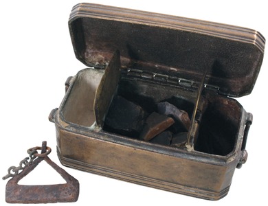 Unmarked: Early Cast Bronze Fire Starting Kit