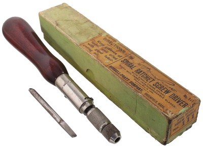 Goodell-Pratt Company, Greenfield, Massachusetts, No. 111: Pratt's Pat. Ratchet Screwdriver