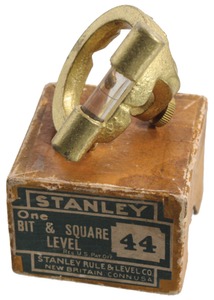 Stanley Rule & Level, No. 44: Bit & Square Level