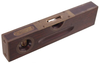 STANLEY (Unmarked), No. 98: Brass-Bound Rosewood Level
