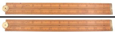 STANLEY (Unmarked), No. 29: Two-Foot/ Two-Fold Folding Rule