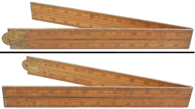 STANLEY (Unmarked), No. 94: Four-Foot/Four-Fold Folding Rule