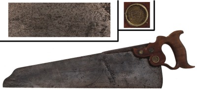 Henry Disston & Sons, Philadelphia, Pennsylvania, No. 8: 18" Half Back Saw