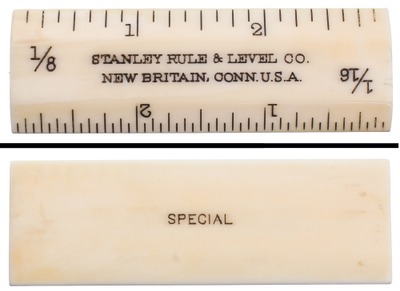 Stanley Rule & Level: Cotton Staple Gauge Rule