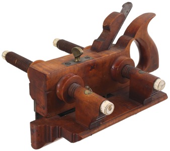 Ohio Tool Company (Unmarked), No. 105: Boxwood Ivory Tip Plow Plane