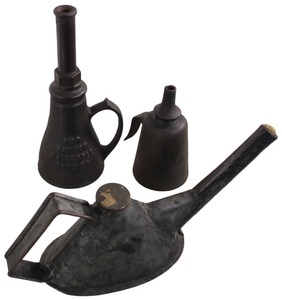 Unmarked: Coll. Of Three Early Inspection Lamps