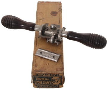 Stanley Rule & Level, No. 67: Patent Universal Spoke Shave