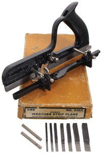 Stanley Rule & Level, No. 248 A: Weatherstripping Plane