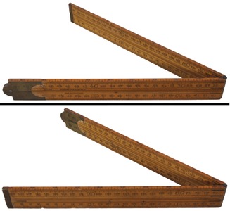 Stanley Rule & Level, No. 30: One Meter, Four-Fold Folding Rule