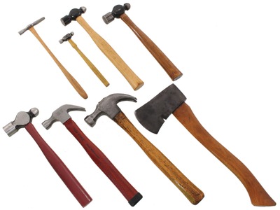 Assorted Makers: Lot Of Extra Clean Hammers
