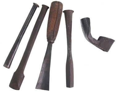 Unmarked: Five Hand Forged Edge Tools