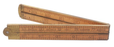Lufkin Rule Company, Saginaw, Michigan, No. 781 C: Two-Foot/Four Fold Folding Rule