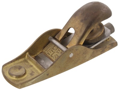 Lie-Nielsen Tool Works, Warren, Maine, No. LN-102: Cast Brass Block Plane