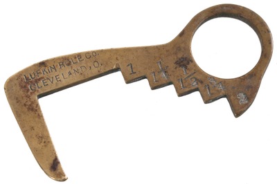 Lufkin Rule Company, Cleveland, Ohio: Finger Lumber Gauge