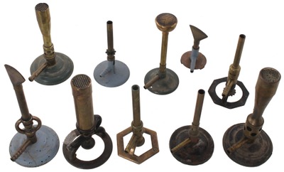 Assorted Makers: Coll. Of Assorted Bunsen Burners