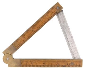 Chapin-Stephens Company, Pine Meadow, Connecticut, No. 036: Patent Inclinometer Folding Rule