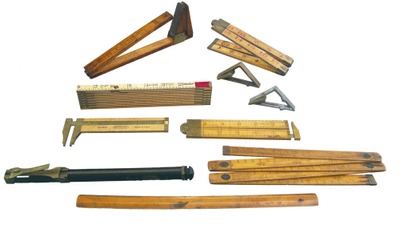 Assorted Makers: L.Ot Of Rules & Folding Rules
