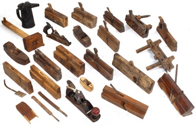 Assorted Makers: Lot Of Asst. Wooden Woodworking Plane