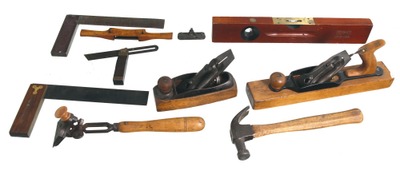 Assorted Makers: Lot Of Clean & Usabl Woodworking Tools
