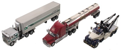 Franklin Mint, Exton, Pennsylvania: Three Highly Detaile Model Trucks