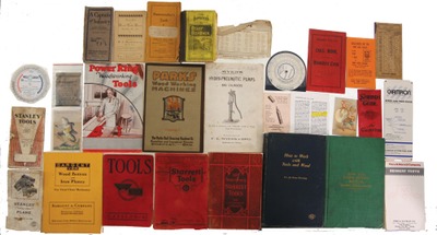 Assorted Makers: Lot Of Tool Related Books And Catalogues