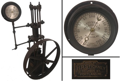 H.R. Stickney, Portland, Maine: Early Cast Iron Vacuum Pump