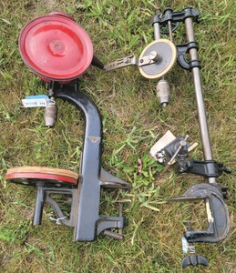 Assorted Makers: Two Early |id Drill Presses
